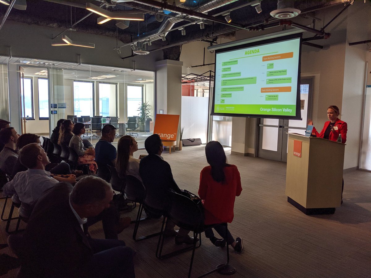 BKowatsch's tweet photo. #DoesItScale? We hope so and have 6 of the most promising #innovations at the @WFPInnovation bootcamp scale track @Orange_SV w. @Schroeder_NJ & @DarrenSabo #disrupthunger #ZeroHunger https://t.co/eP8CcUoMOn