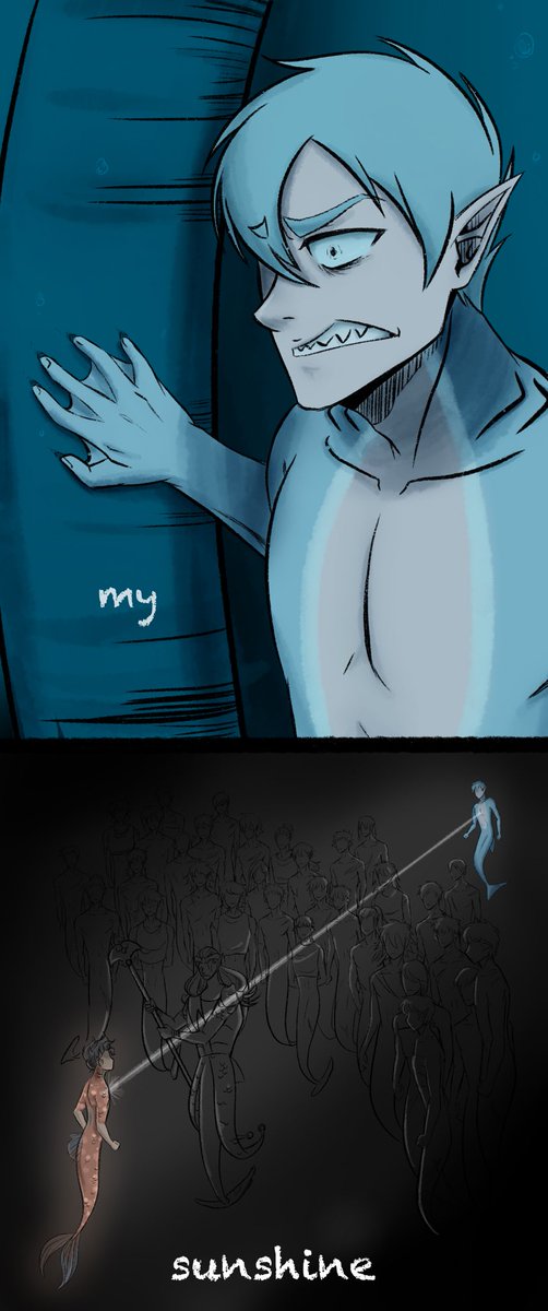 SimplyLilyyy's tweet photo. “You Are My Sunshine” 

@wendycomics 
It’s been weeks since ep. 38 came out and I’m still not over it! Inspired by the classic song, “You are my sunshine” by Johnny Cash. Can’t wait for next season! (1/2)

#castleswimmer #kapprisen #kappa #siren #princesiren #kappathebeacon https://t.co/2ZZMX41sOb
