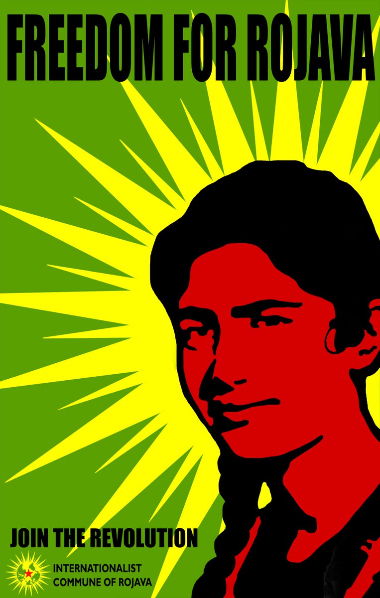CommuneInt's tweet photo. Freedom for Rojava !

Today more than ever, we are all anti-fascists !
Siamo tutti antifascisti !

#Erdogan wants to repeat the Armenian genocide. Speaking like Hitler and Mussolini, he says people of North-Eastern #Syria are non-human.

#RiseUp4Rojava
#WomenDefendRojava https://t.co/kKX4BlFjiP