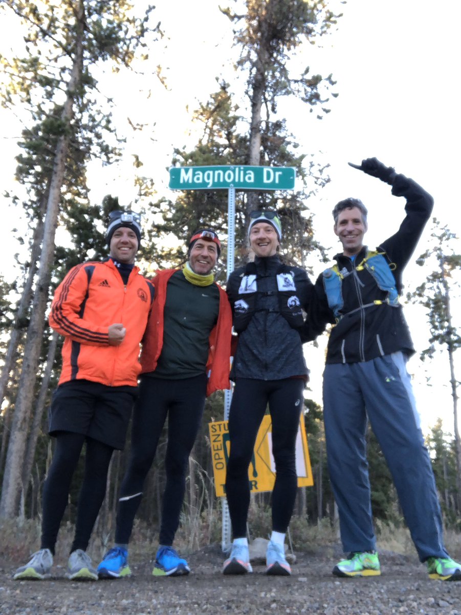 BradRunsFar's tweet image. Magnolia before sunrise is for the old guys. Great to summit Peak Week with 20 miles up high with great company. Finished just before the whippersnappers started. 
Not pictured @ninjaminruns 
#Mags #Nederland #BoulderRunning #NYCMarathon