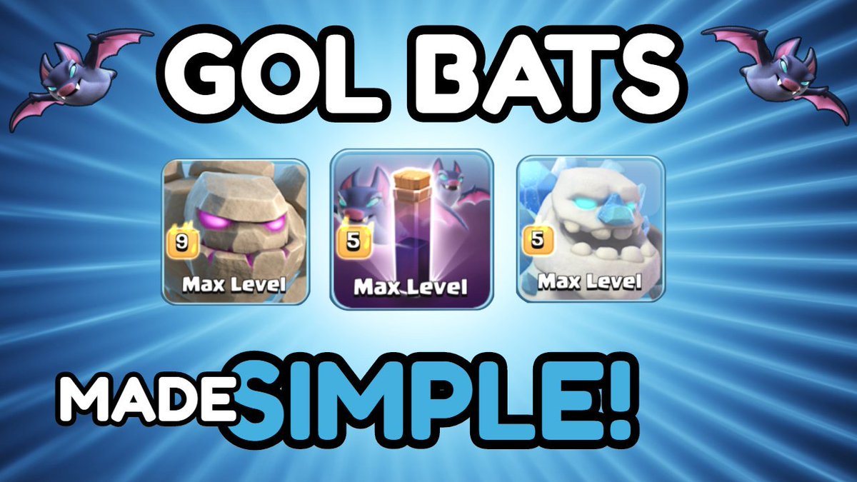 SirMooseGaming's tweet photo. Simple yet EFFECTIVE! Gol Bat attack strategy made SIMPLE!
https://t.co/9kvMOyFh7V
@ClashChamps @ClashofClans #ClashOfClans #BestTh12AttackStrategy #TH12 #SirMooseGaming https://t.co/7spGjNaTjV