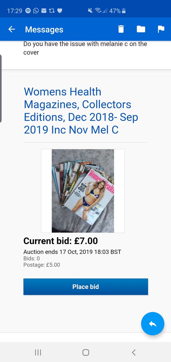 Kevsie's tweet image. I just bought a pile of womens health magazines, just so I could get the @MelanieCmusic subscription edition 
#fanboyproblem