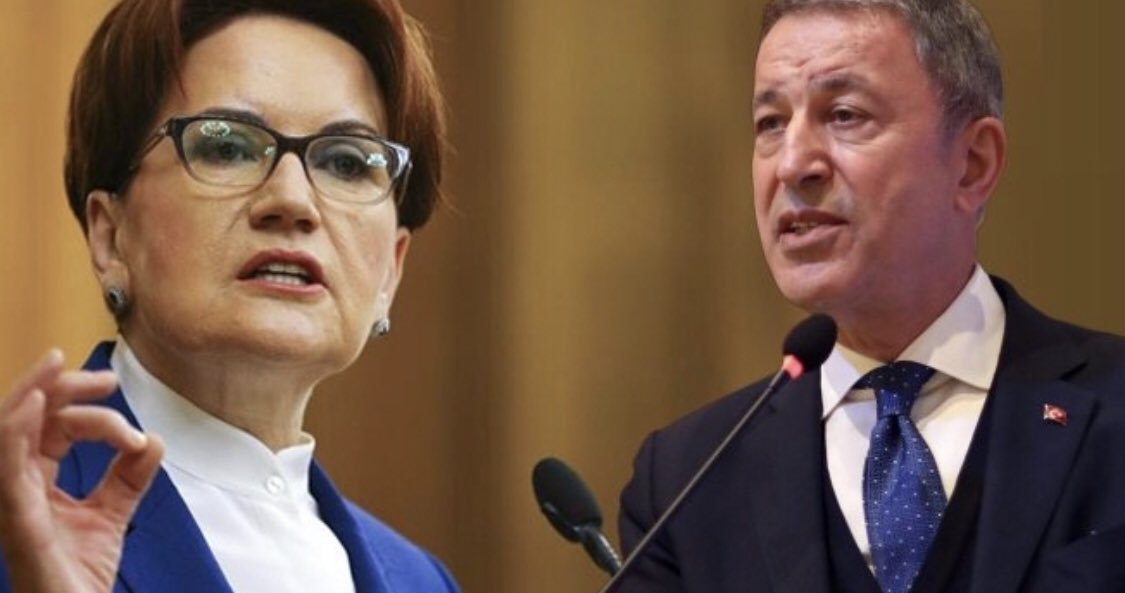 Turkcuyasam's tweet photo. Milli Savunma Bakanı Hulusi Akar, yarın saat 11:00'da İP lideri Meral Akşener ile görüşecek.

#BarısPınarıHerakatı 🇹🇷 https://t.co/kLQVOVkjhV