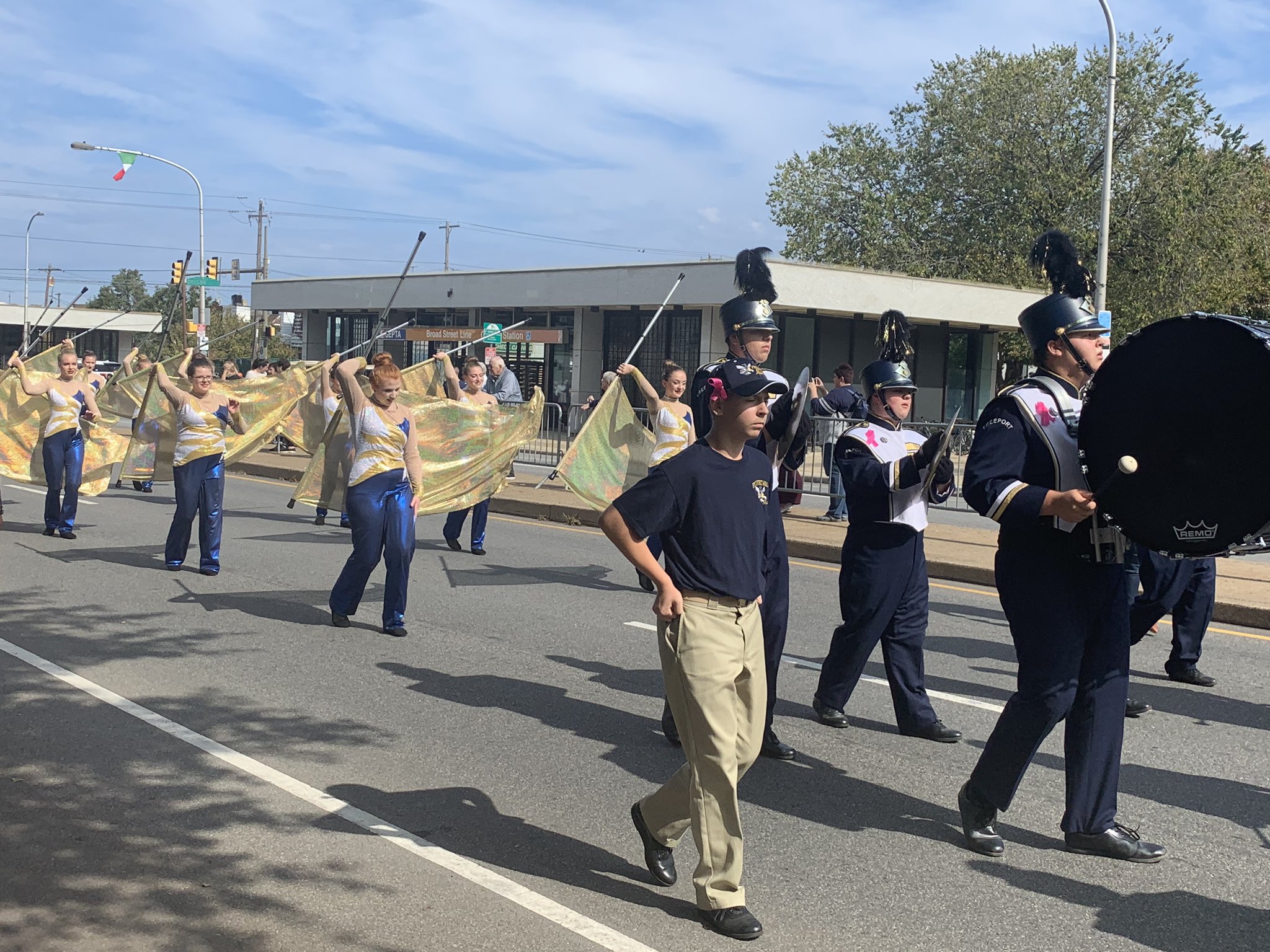 Freeport Athletics on Twitter "Philadelphia Columbus Day Parade 