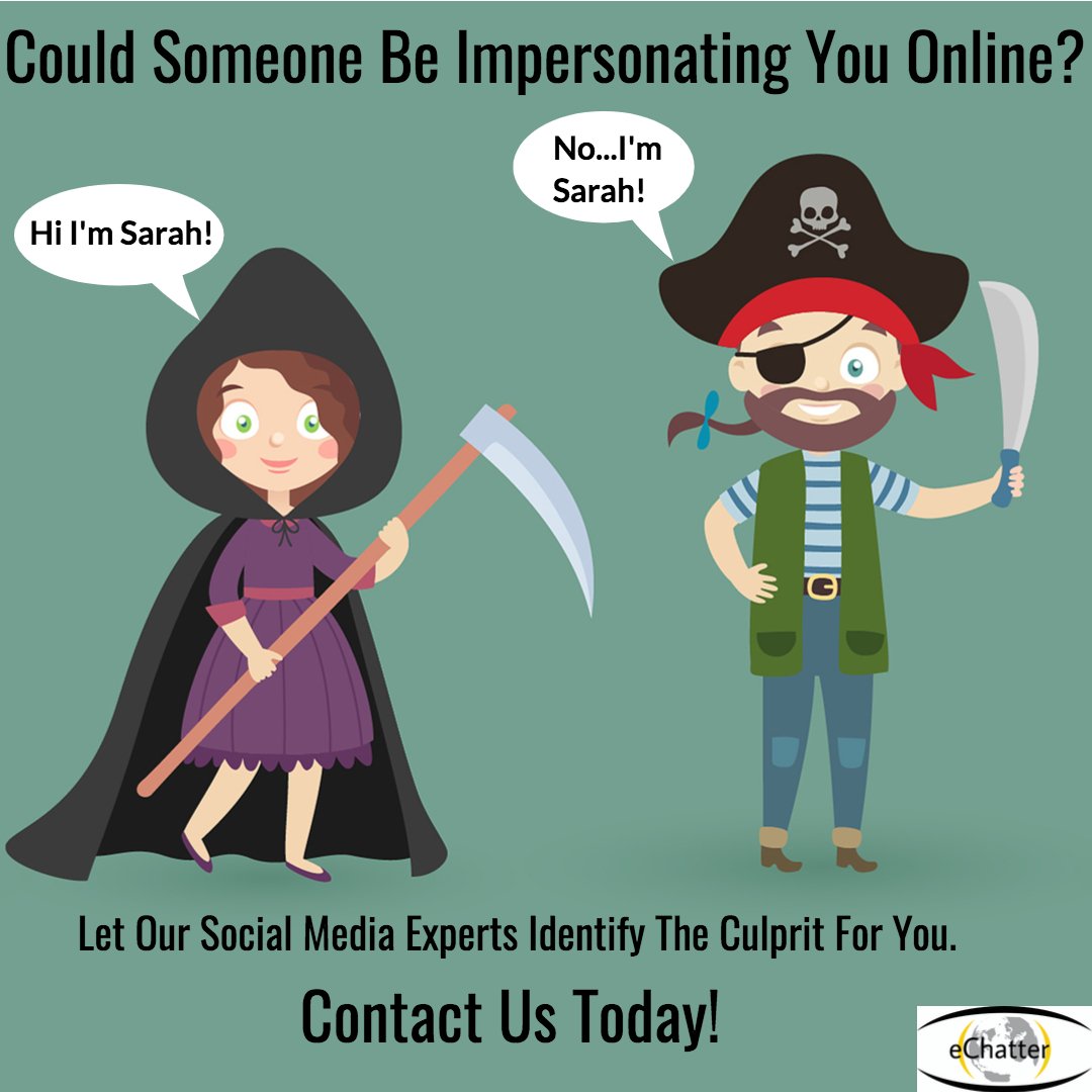 echatterchecks's tweet photo. Find out more now! Click Here: https://t.co/v4JlGWhzM0
#echatter #onlinesearches #socialmedia #investigate #privateinvestigator #detective #lawenforcement #OSINT #deepwebsearch #darkwebsearch #sundayfunday #halloween #impersonating https://t.co/DdEgiMyvsp