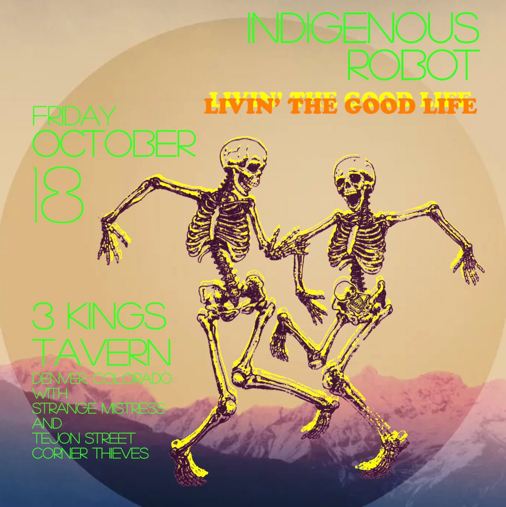 Life is short. Let's have fun 🍻OCT 18 #FRIDAYNIGHT <a href="/3KingsTavern/">3Kings Tavern</a> #denver with @strangemiss9 <a href="/CornerThieves/">Tejon Street</a> #newmusic #livinthegoodlife #dancingskeletons #rockshow #stoked #colorado #halloween #milehighcity #trickortreat #skeletons #musiclove #rockisdead