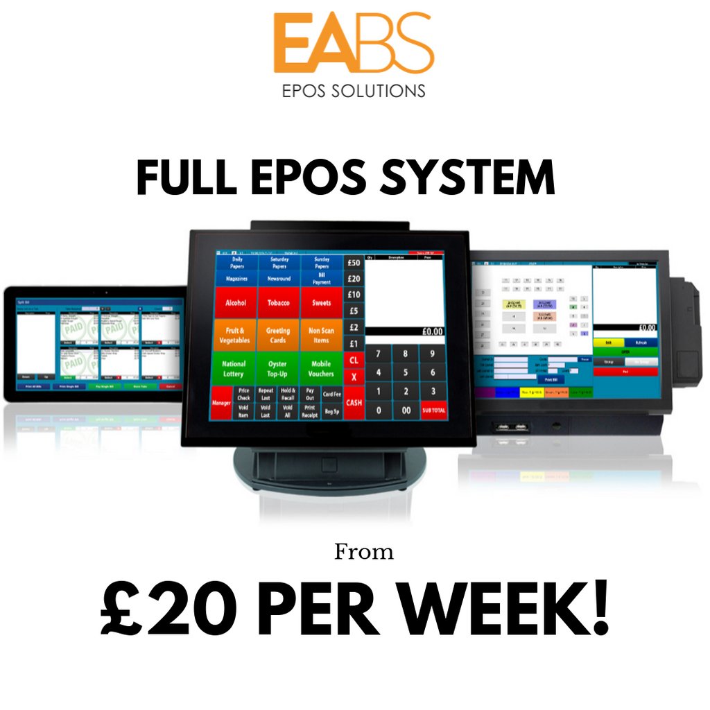 eabsolutions's tweet image. LATEST EPOS TERMINALS

Integrated Touch Screen Epos is an increasingly popular choice for businesses looking for value for money, aesthetics, energy efficiency Y high performance.

Our systems are perfectly suited for busy retail &amp;amp; hospitality environments.