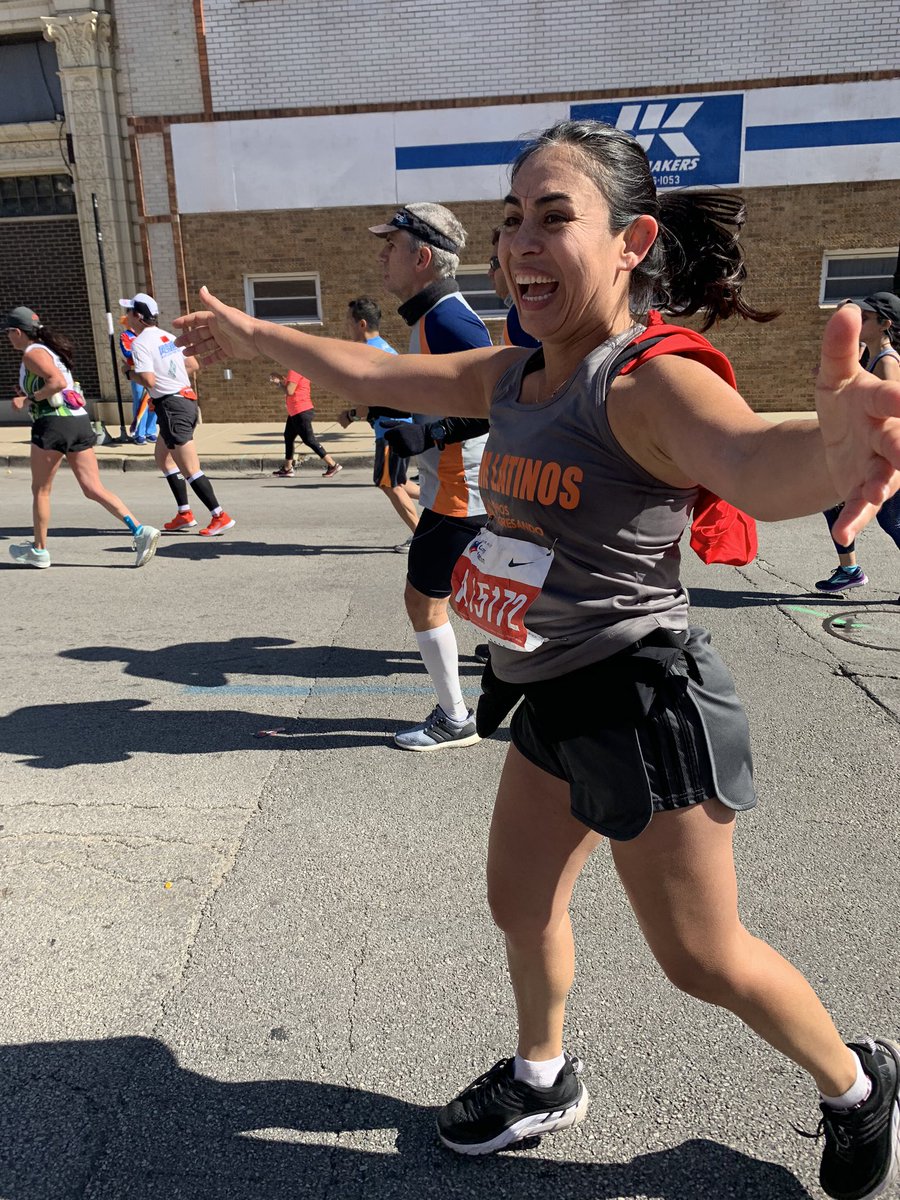 latinospro's tweet photo. LP’s Community Engagement Coordinador, Adela Perez, killed it today! She had the brightest smile 😃 as always. #TeamLatinos #Run4Latinos https://t.co/RT1XSzsiji