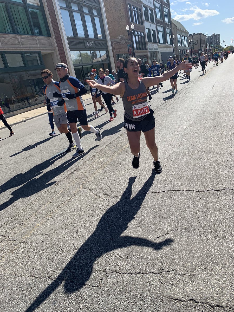 latinospro's tweet photo. LP’s Community Engagement Coordinador, Adela Perez, killed it today! She had the brightest smile 😃 as always. #TeamLatinos #Run4Latinos https://t.co/RT1XSzsiji