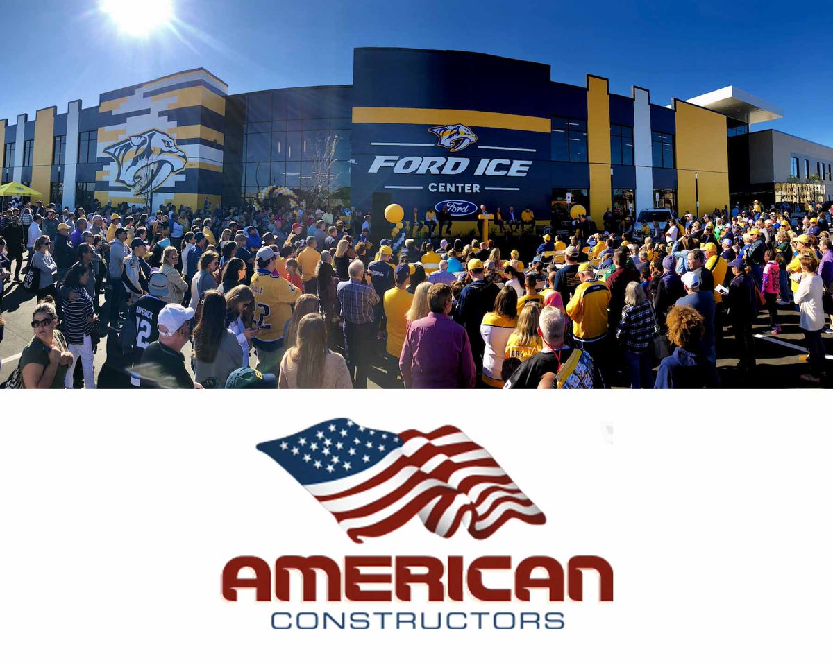 AmericanConst's tweet photo. π So we did a thing yesterday..the #FordIceCenter in Bellevue is officially now open to the public!! ππ Go check it out for yourself!! ππ₯
βΈοΈ
.
.
#americanconstructorstn #predsnhl #onebellevueplace #bellevuetn #builders #nowopen #nashvilletn #progress #amconst #construction https://t.co/xwekiNETBU