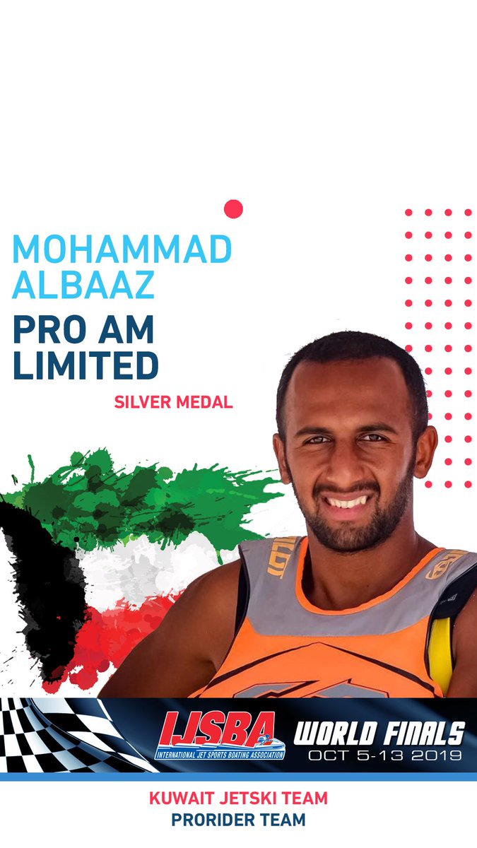 Proriderkw's tweet photo. حقق البطل العالمي المتألق 
محمد الباز الميدالية الفضية 🥈 🇰🇼 
في فئة Pro am limited 
في بطولة العالم للدراجات المائية 
المقامة حالياً في ولاية اريزونا 
الأمريكية في بحيره هافاسو  
@MAlBaaz https://t.co/Tdnpen0Vii