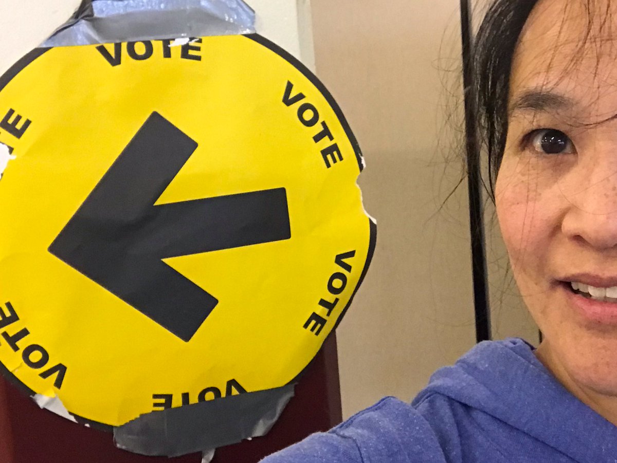 mmedare's tweet photo. You’ve gotta fight for your right to (vote for your) party!! #election2019 #federalelection @ElectionsCan_E #btavotes https://t.co/chqrJe6xVD