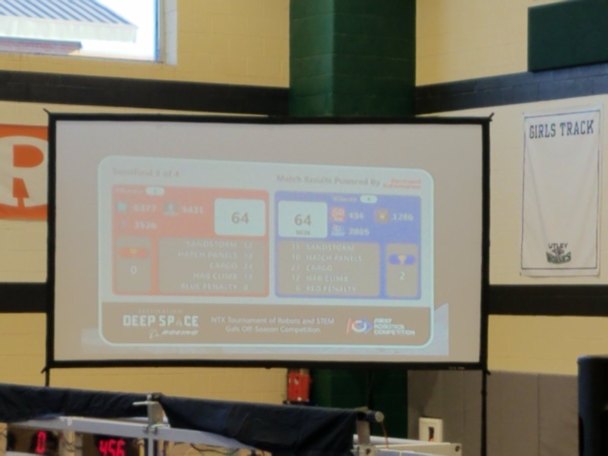 HowdyBots6377's tweet image. Heartstopping end to our journey through eliminations.  It came down to cargo points and the blue alliance took the tie on cargo points.  HUGE congrats to @FRCTeam1296 @waxrobotics and @FRCteam456 and good luck in the finals!!! #omgrobots #NXTRobotics #downtothewire