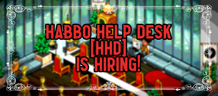 HabboHelpers's tweet photo. Our #Habbo helpdesk partner #HabboHelpDesk (HHD) is looking for YOU! they are currently hiring new members for their location. Get in touch with "Mark9087" in-game for a interview, if you are interested!
@bikerbabe3_ @Habbo @habbo_mark9087
Roomlink: https://t.co/ZbJrFYEgOI https://t.co/Pyx2V9xphU