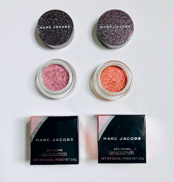 davelackie's tweet image. Celebrate the season with a little sparkle! I'm giving away this pair of Marc Jacobs Beauty See-Quins Glitter Eyeshadow. To enter, follow @davelackie &amp;amp; RT