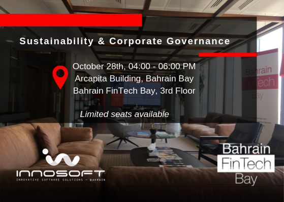 InnosoftB's tweet photo. Get ready for an exciting event! 
The time is now to shift to a #SustainableEconomy. #CorporateGovernance is a driver of a sustainable businesses which create value beyond financial profits. Organisations learn to implement sustainability &amp; align with the #UN #SDG’s. https://t.co/VuaBR2LnIh