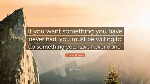 'If you want something you've never had, you must be willing to do something you've never done' #ThinkBIGSundayWithMarsha #LegacyEducation