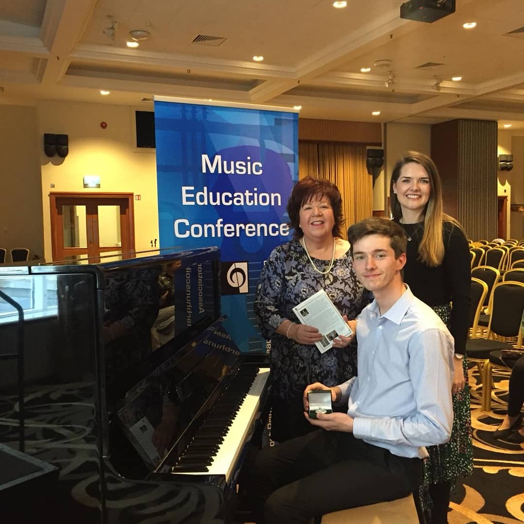 ScoilMhuireB's tweet photo. Congratulations to our former student Shaun Fletcher who performed at the #ppmta Conference @grandmalahide yesterday. Well done Shaun!👍 #music #ppmta #conventsuccess #lc2018 @ceist1 https://t.co/DwBOe8W6mP