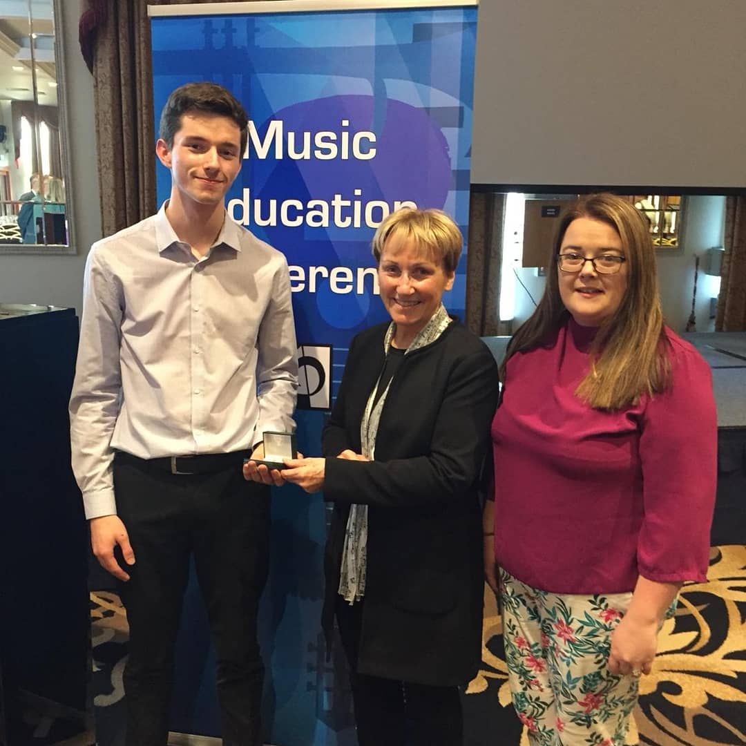 ScoilMhuireB's tweet photo. Congratulations to our former student Shaun Fletcher who performed at the #ppmta Conference @grandmalahide yesterday. Well done Shaun!👍 #music #ppmta #conventsuccess #lc2018 @ceist1 https://t.co/DwBOe8W6mP