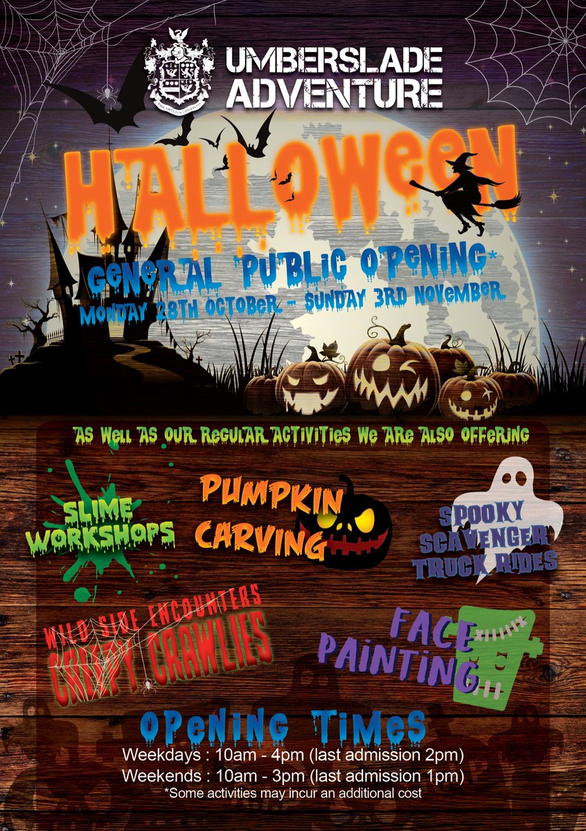 Looking for somewhere to go this #halloween2019 We are open from Monday 28th October to 3rd November. #BrumHour #bringthekids #dayoutwithkids