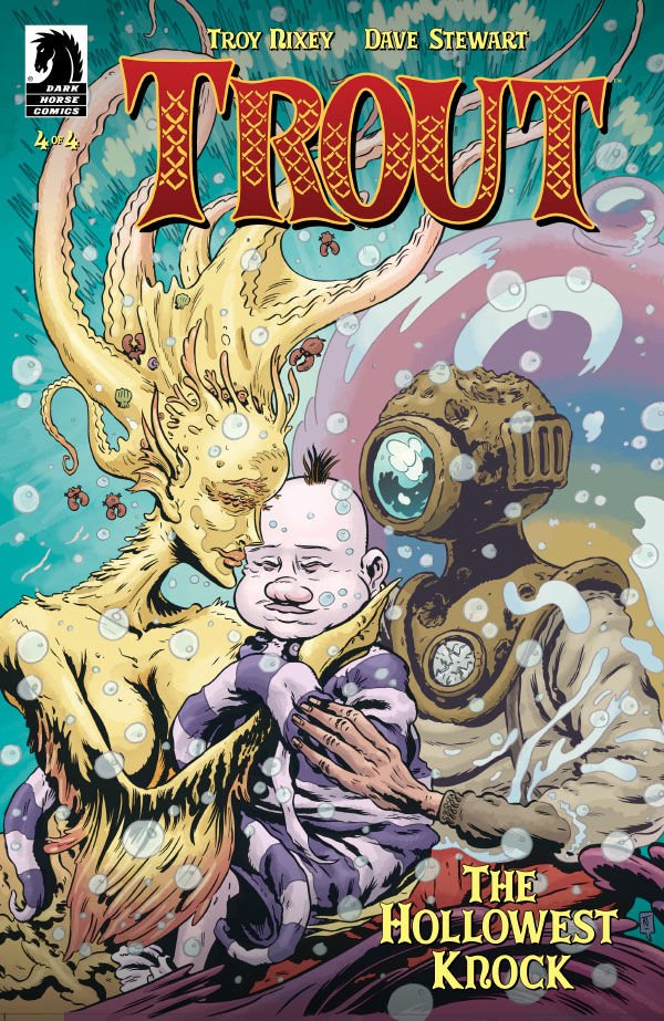 DarkHorseComics's tweet photo. Trout's harrowing adventure comes to an earth-drenching conclusion in TROUT: THE HOLLOWEST KNOCK #4: https://t.co/uc35OlaMLV
From creators Troy Nixey and @Dragon_MNKY https://t.co/gtCcDKvK7l