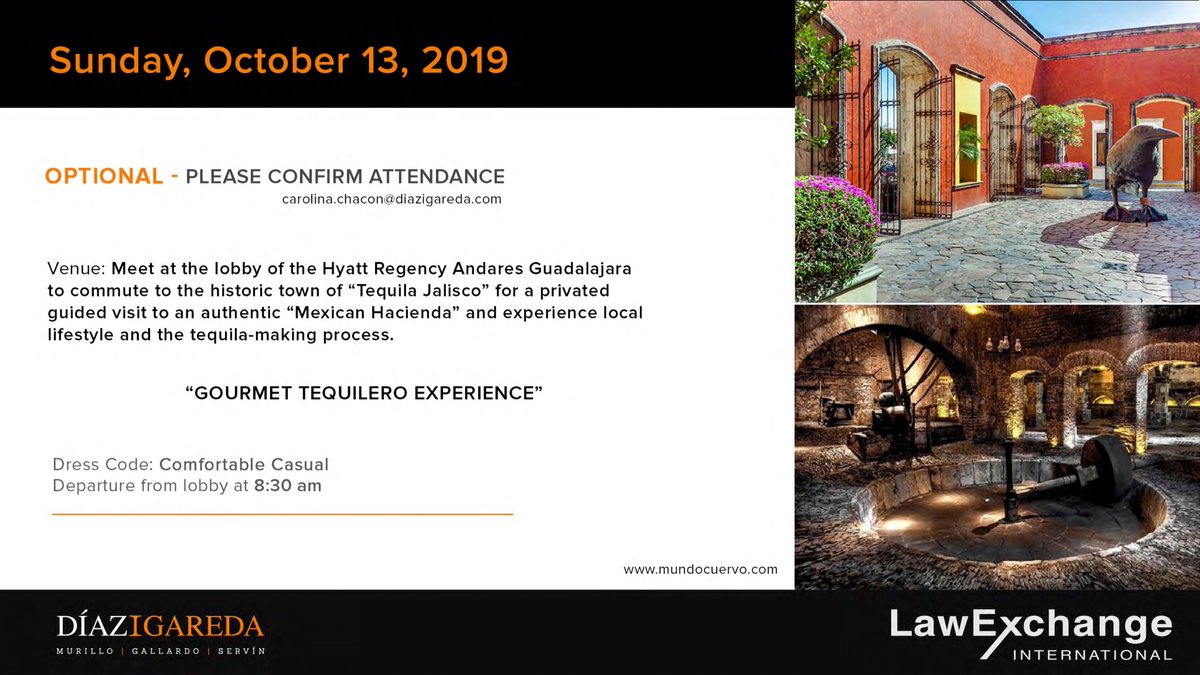 We've had such a wonderful weekend here in Mexico at #LEIGuadalajara2019 - what a line up of content &amp; activities both for delegates &amp; their companions. It's been an incredibly useful &amp; enjoyable #conference. Thanks so much for such wonderful hospitality <a href="/DiazIgareda/">DíazIgareda</a> 
#law