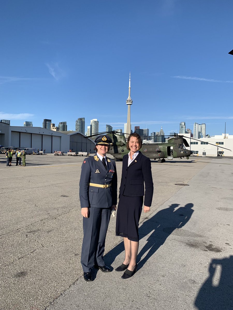 A special visit by MG Tonje Skinnarland, Chief of the Royal Norwegian Air Force, to “Little Norway” #Toronto and #Muskoka to mark the 75th Anniversary of the start of the Royal Norwegian Air Force. 🇳🇴🇨🇦 Strong ties.
