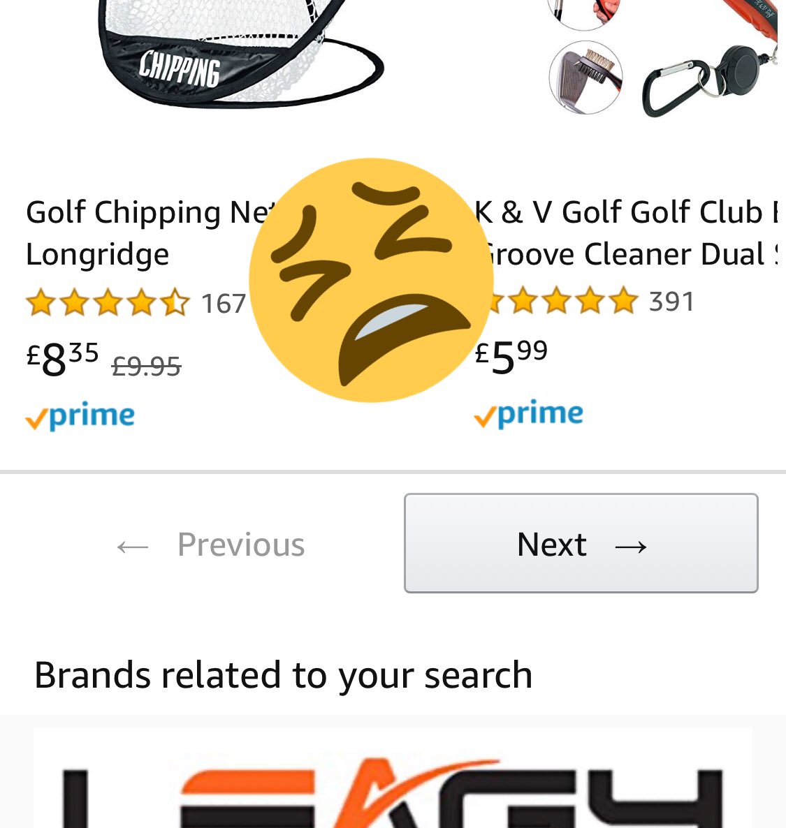 occydork's tweet image. Amazon have removed infinite scroll from their app? You now have to move from page to page for a search?! #uxdesign #backwardsstep #amazon #returnthescroll