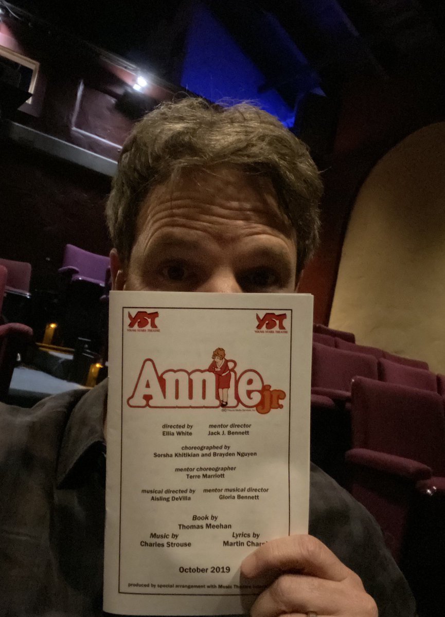 KevinShinick's tweet image. Guys, FYI, ANNIE JR. is a shorter version of the musical Annie, NOT a play about Annie’s son who is also named Annie! #supportlocaltheater ⁦@ystheatre⁩ #YoungStarsTheatre #SouthPasadena #anniejr #annie