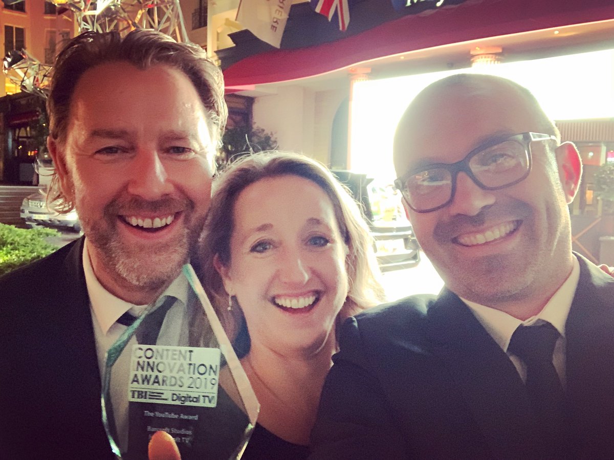 sambarcroft's tweet photo. Super excited to take home the YouTube Award in Cannes this evening - third time in a row 🥇🥇🥇 https://t.co/qNpMXNLG20