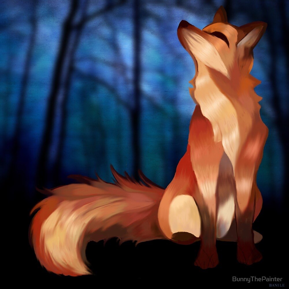 This fox is one of my favorites!  Wild At Heart Fox
society6.com/product/wild-a… #fox #forest #autumn #october #pastel #art #woods