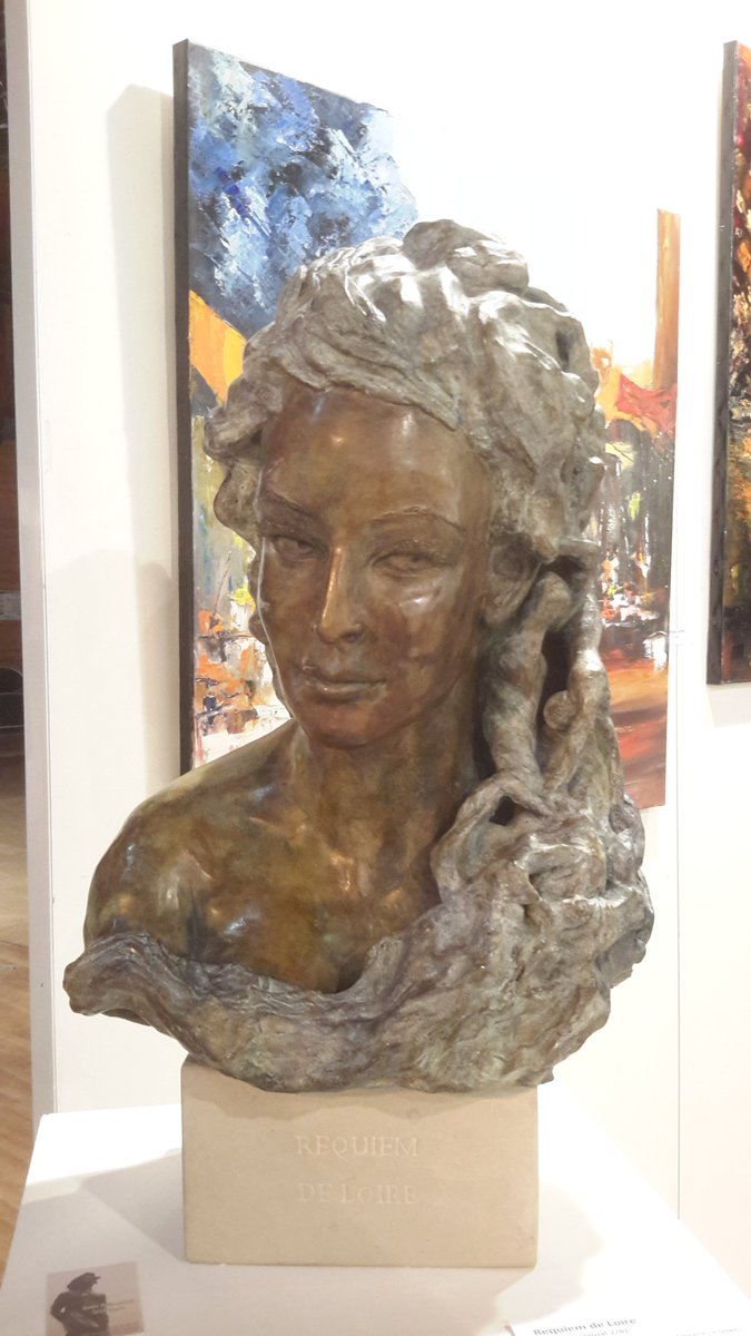 Requiem pour la Loire (bronze), A marvellous tribute for all the drowned person in the Loire river through the ages by Anne BOISEAUBERT, today at Henri BOISSIAT Foundation, Barbizon Artissi~(me) 🎨🖌️ .~.