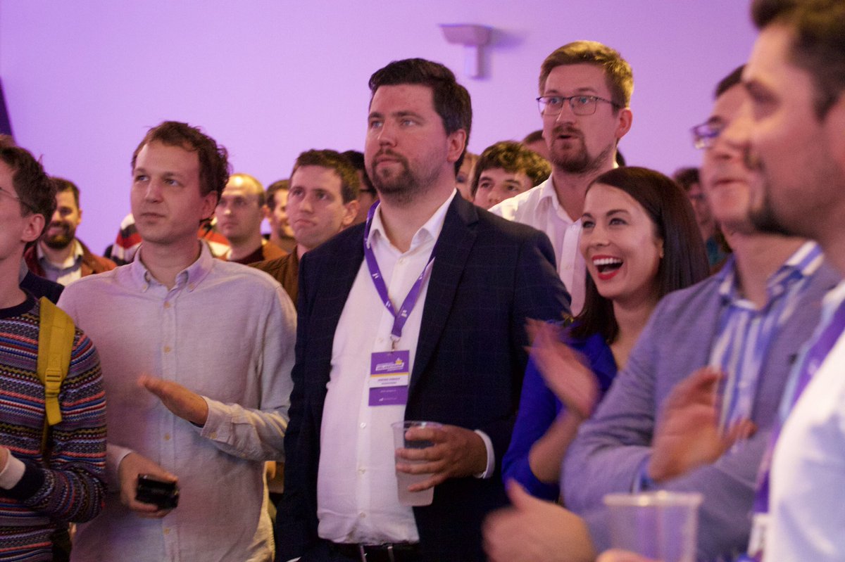 momentumhu's tweet photo. These are the faces In our headquarters. A really successful local election. Results keep coming and we are recovering territory once taken by the corrupt #Fidesz corrupt regime. https://t.co/IqzyrMUtDK