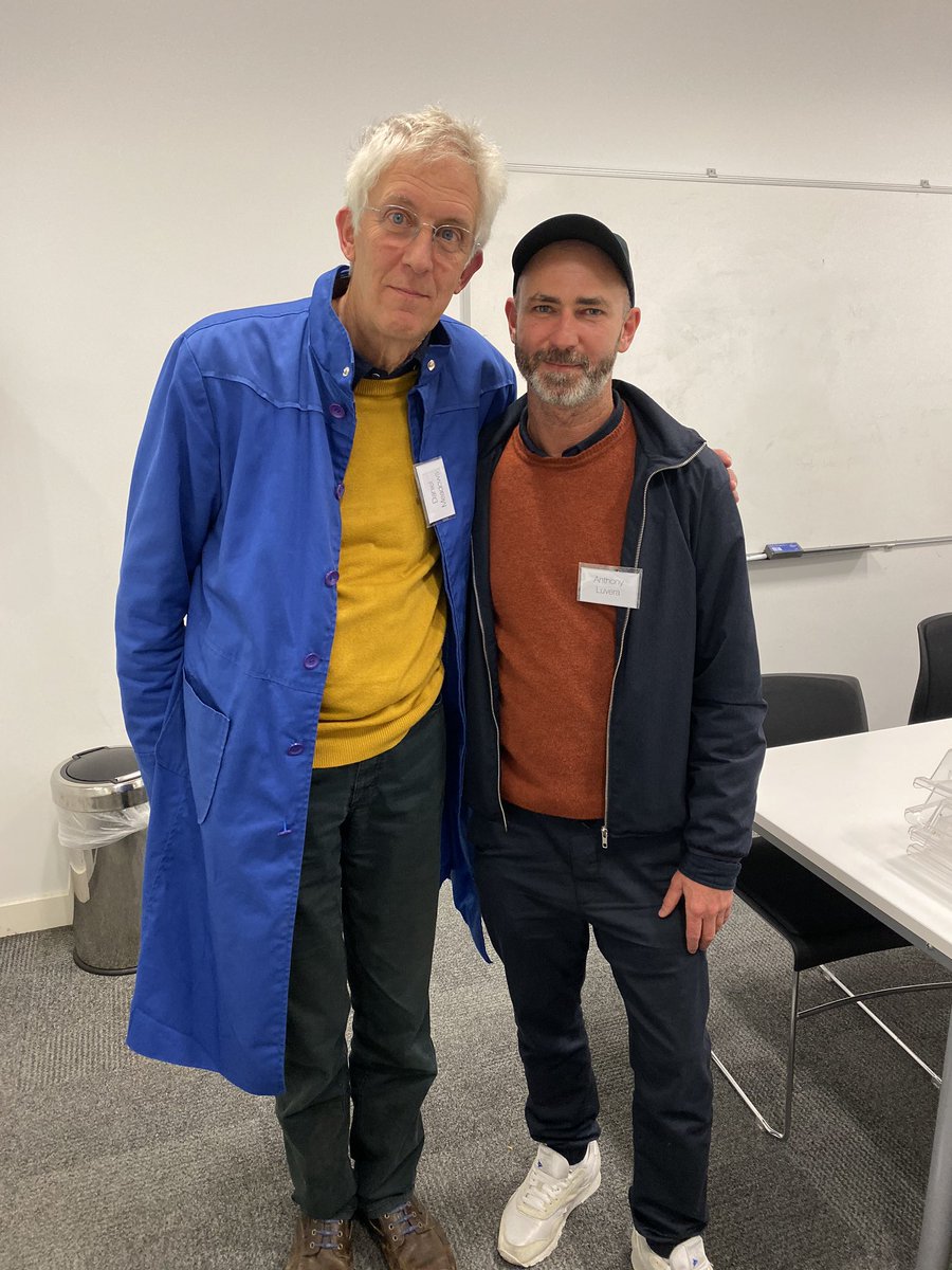 Very happy to witness this meeting of two top photographers working with communities: Daniel Meadows &amp; @Anthony_Luvera, at #stateofphoto19. Daniel said: “I am a documentarist. Not a photojournalist or artist. It’s a noble profession. Celebrating the great life of the ordinary.”