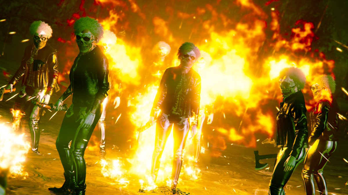 Rustic_Black's tweet photo. Big thanx to all that came out to help with our anual Flyer for the Halloween Hell Special Event. Some great snaps, here are a few we didnt choose for the final Flyer. β οΈβοΈ
#HalloweenHell4
#HalloweenHolle4
#GTAOnline
#VirtualPhotography
#SnapmaticArt https://t.co/U7ZnYMyq1V