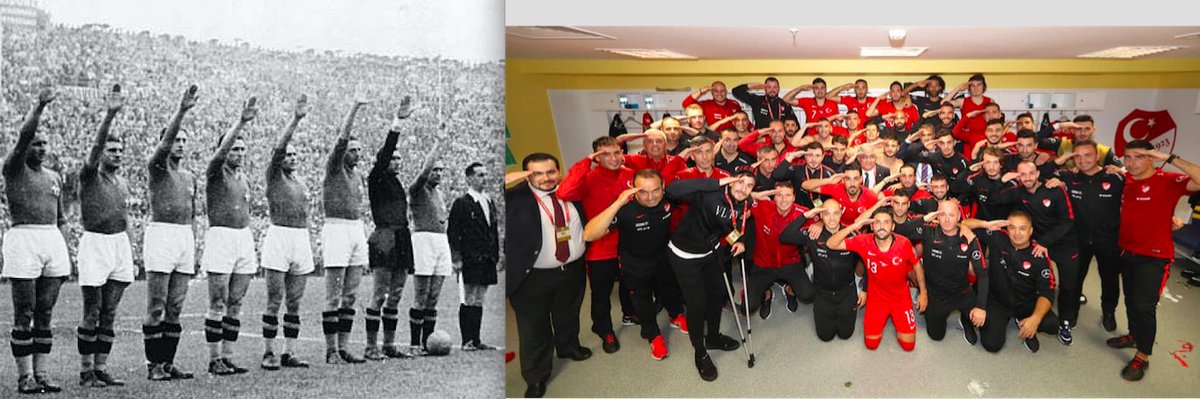 SasanAmjadi's tweet image. Germany 1938 - Turkey 2019

#Rojava
#RojavaResistance