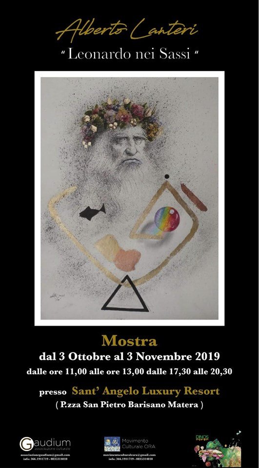 #LeonardoneiSassi di Alberto Lanteri
fino al 3 novembre 2019 - <a href="/santangelohotel/">santangeloresort</a> - #Matera #Sassi
<a href="/lucaspagnoli71/">Luca Spagnoli 🇮🇹🏳️‍🌈</a> <a href="/PaoloVerri/">paolo verri</a>  <a href="/modesti62/">Fabio Modesti 🇮🇱🇺🇦 #FreeUkraine</a>  <a href="/Matera2019/">Matera2019</a>