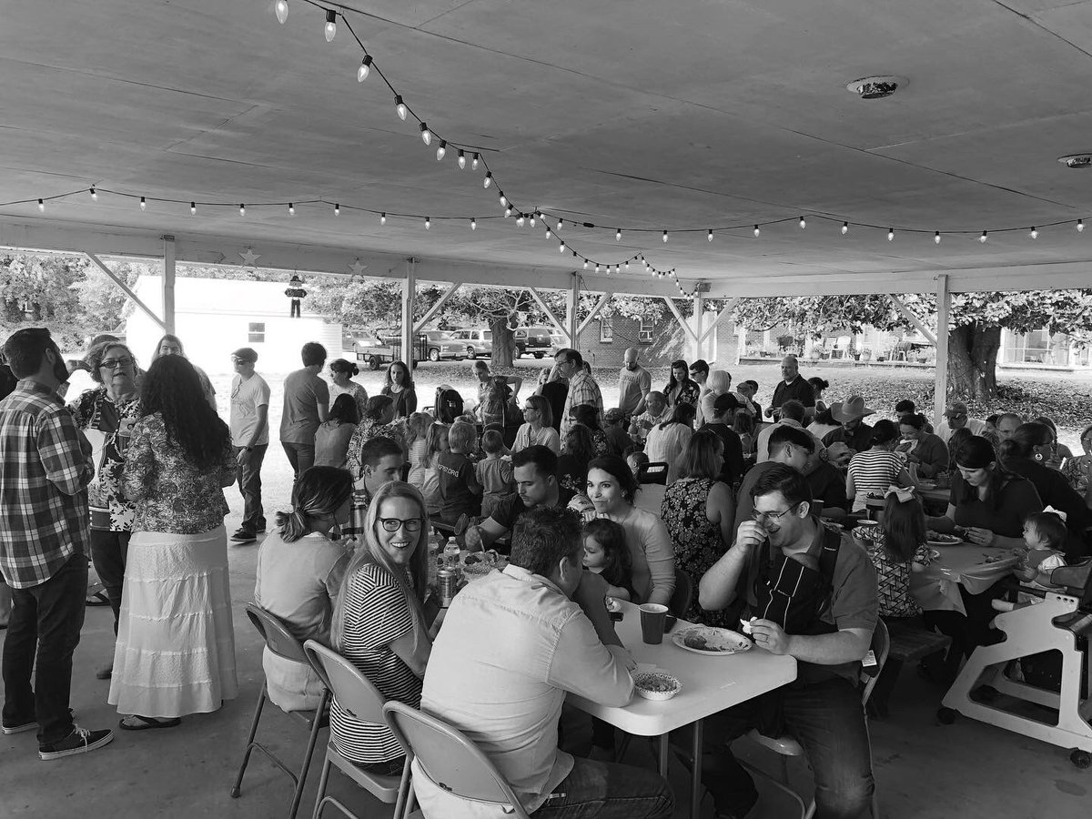 rcf757's tweet photo. Today we found out that we have outgrown the pavilion! We were all thrilled to spend an afternoon together for a fall potluck. 🍁 

#somuchyummyfood #crockpotseverywhere  #fall #churchbody https://t.co/Tkq5fJcXLV