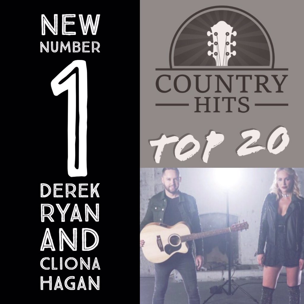CountryHitsIE's tweet photo. New Number 1️⃣ this week from @derekryanmusic @ClionaHagan #CountryHits #WeeklyTop20 https://t.co/KwcGwgK9xM