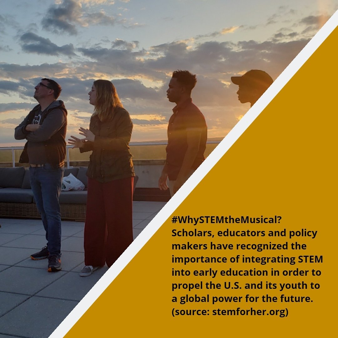 #WhySTEMtheMusical?
Scholars, educators and policy makers have recognized the importance of integrating STEM into early education in order to propel the U.S. and its youth to a global power for the future.  (source: stemforher.org)