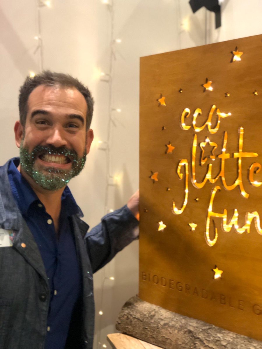 EcoGlitterFun (@ecoglitterfun) on Twitter photo So this happened... <a href="/xandvt/">Dr Xand van Tulleken 🏳️🌈</a> got in the spirit of all things eco at <a href="/newscilive/">New Scientist Live</a> New Scientist Live today.
Xand, Our eco glitter beard DEFO makes your eyes shine. We think you should do it daily... don’t you?!
#newscientistlive #glitterbeard #ecoglitter #reduceplastic So this happened... <a href="/xandvt/">Dr Xand van Tulleken 🏳️🌈</a> got in the spirit of all things eco at <a href="/newscilive/">New Scientist Live</a> New Scientist Live today.
Xand, Our eco glitter beard DEFO makes your eyes shine. We think you should do it daily... don’t you?!
#newscientistlive #glitterbeard #ecoglitter #reduceplastic