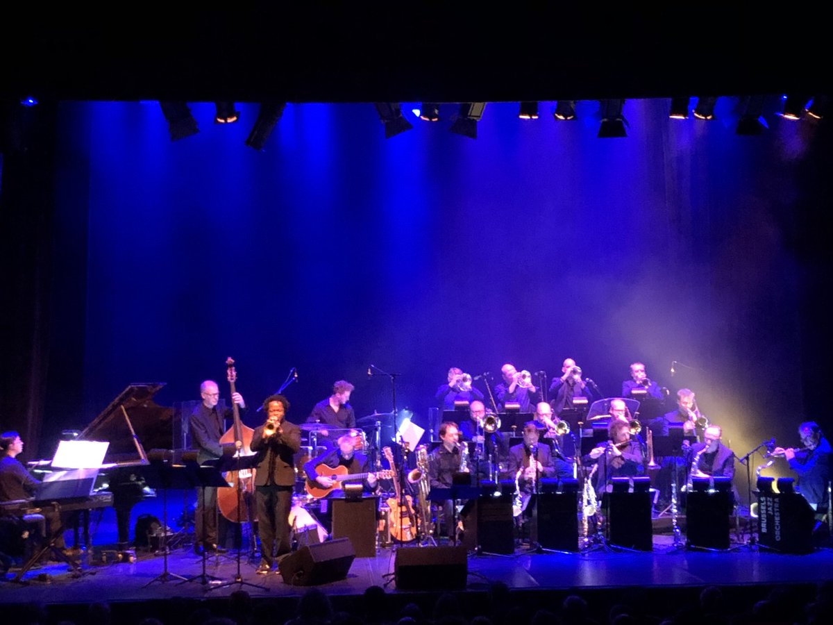 What a jazzperformance! ⁦@brusselsjazzorc⁩ & ⁦@amBROSEire⁩ ⁦@BOZARbrussels⁩ #Sundayevening #passionforjazz