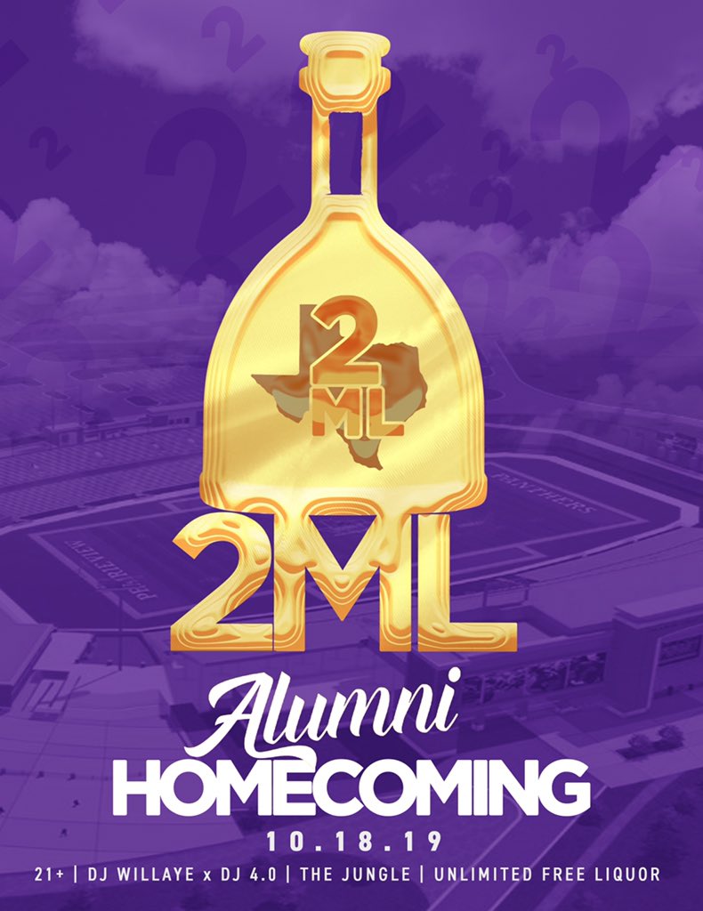 Girl_Melanie15's tweet photo. If I’m back on Twitter... YKWTFGO PV Homecoming Alumni Party #2ML #HighLifePromos https://t.co/Dj9h1zb0eW