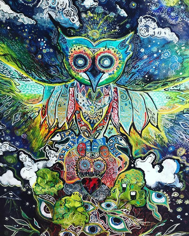 Trippy the owl ift.tt/33yaZ9f