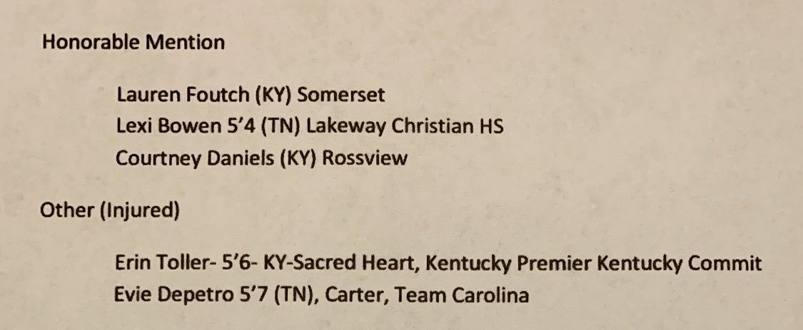 Elite80WBB's tweet photo. @Elite80WBB 2020 Rankings along with known commitments- Strong Regional Senior Class with Elite Talent 💯💯💯 https://t.co/kMmLcC1qHD