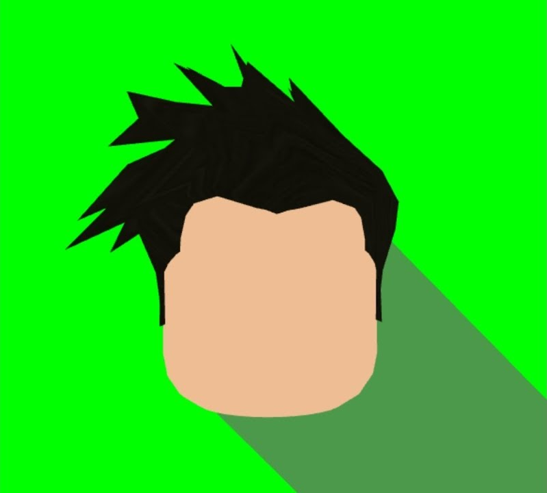 Green Roblox Head Logo