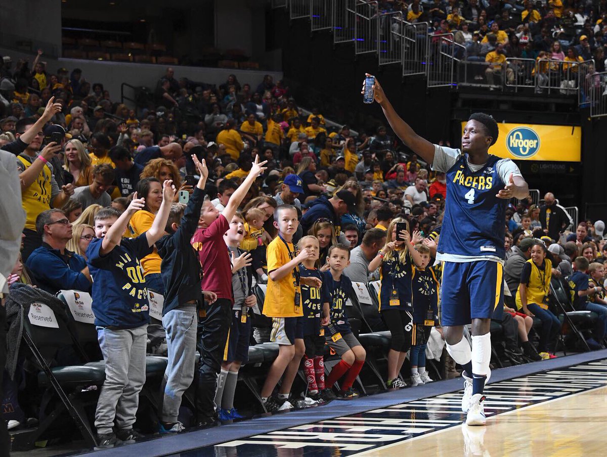 GainbridgeFH's tweet photo. We loved having our @Pacers fans back in the house and are so ready for another incredible season at The Fieldhouse ๐๐
October 23 canโt come soon enough! https://t.co/xPCiyYfQEH