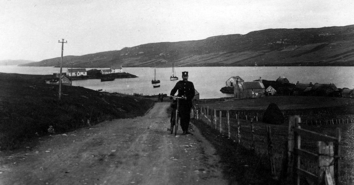 tourscotland's tweet photo. Old Tour #Scotland Ancestry Travel visit Genealogy Scottish Family History Blog photograph of the road to and story of #Vidlin on #Mainland #Shetland #Islands The village is within the parish of Nesting https://t.co/HGnpGW97gE https://t.co/QGgyQhvrZe