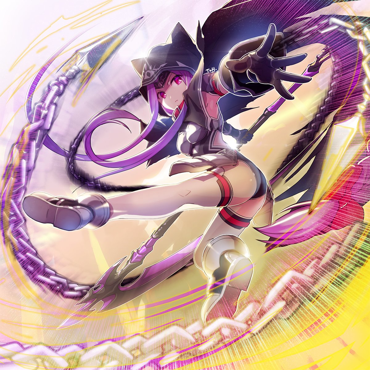 Fgo ダイナミックアクションなアナちゃんイラストがカッコかわいい
