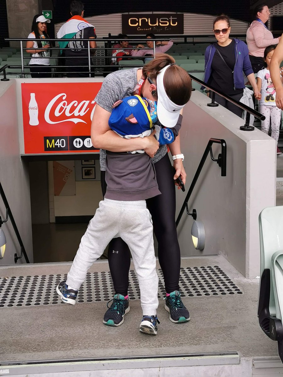 #projectmarathon complete! 54 weeks since my first run of just 1.1km, it was pretty emotional running into the MCG to finish the <a href="/melbmara/">Melbourne Marathon Festival</a>. Such a great event with amazing volunteers. I have the best, supportive family and village. Grateful. #medalmonday #MelbMara